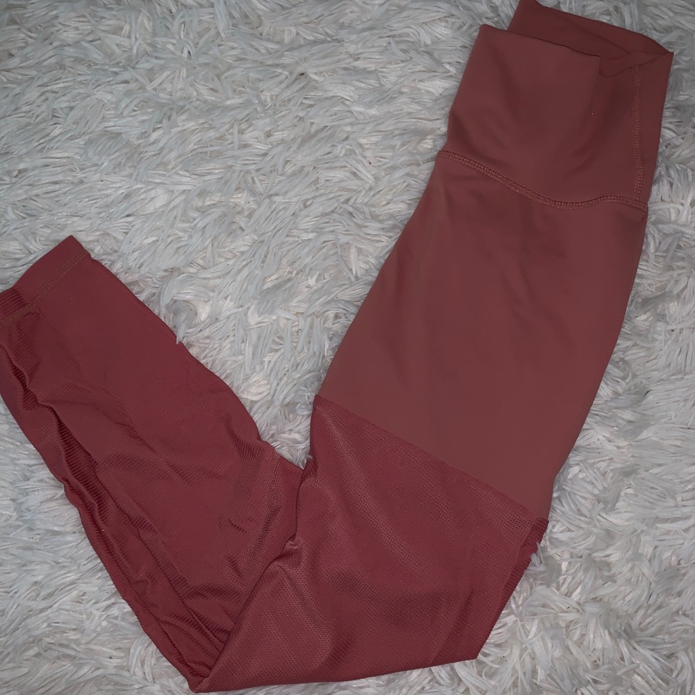 Scrunch/mesh bottom leggings